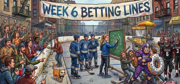 Week 6 Betting Lines (Spring 2026)